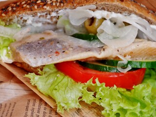 Fischbrötchen mit Hering