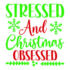 stressed and Christmas obsessed