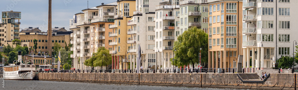 Canvas Prints stockholm canal