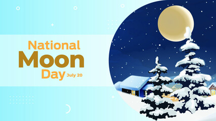 National moon day on july 20