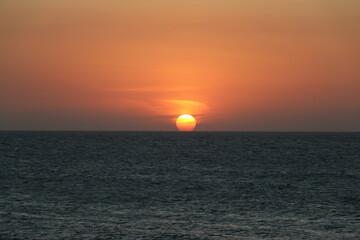 atardecer mar