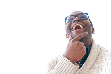 オフィス街で電話をする若いビジネスウーマン