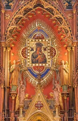 Poster VIENNA, AUSTIRA - JUNI 24, 2021: The Madonna on the altar in the church Marienkirche by Maximilian Schmalzl from 19. cent. © Renáta Sedmáková