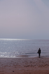 person on the beach