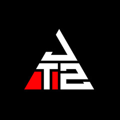 JTZ triangle letter logo design with triangle shape. JTZ triangle logo design monogram. JTZ triangle vector logo template with red color. JTZ triangular logo Simple, Elegant, and Luxurious Logo. JTZ 