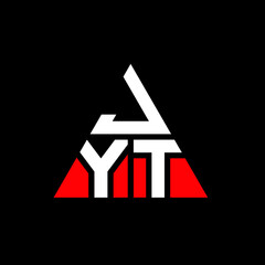 JYT triangle letter logo design with triangle shape. JYT triangle logo design monogram. JYT triangle vector logo template with red color. JYT triangular logo Simple, Elegant, and Luxurious Logo. JYT 