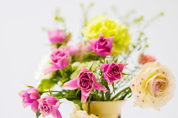 Obraz premium 花のフレーム Flower frame of spring