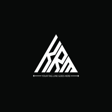 KRM letter logo creative design. KRM unique design
