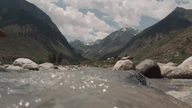 River Flows Through Kaghan Valley Still shot