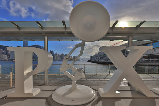 the Device for promote Pixar at Ocean Terminal Deck,  10 July 2021