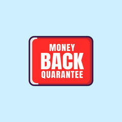 Vector illustration money back guarantee