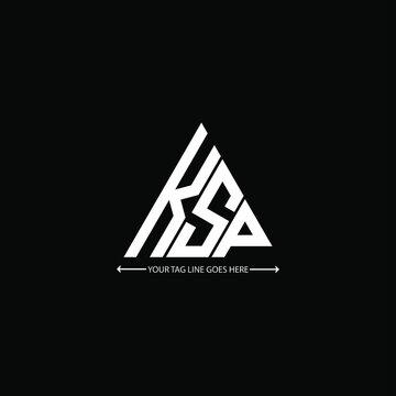 KSP letter logo creative design. KSP unique design