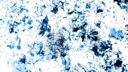 Azure Abstract Shape. Blue Watercolor Element. Cobalt Grunge Watercolour. Navy Texture Canvas. Paint Paper. Design Template. Art Creative. Splash Brush.