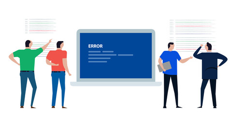 error blue screen of death repair recovery maintenance monitor by technical IT support team