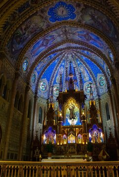 Interior of the Church in Santos - S&atilde;o Paulo - Brazil
