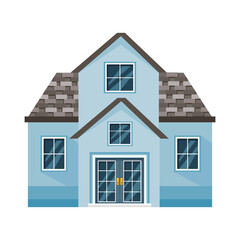 blue house icon