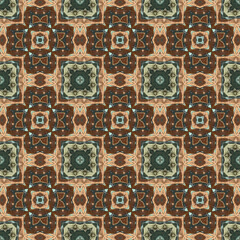 Abstract colorful seamless jacquard mosaic pattern. Design for fabric, wallpaper, paper, cover, weaving, packaging, tile, ceramics. Background for fashion textiles.