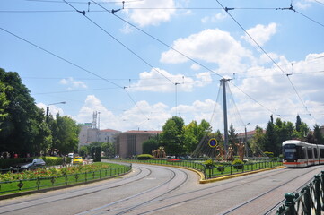 A square in the Eskisehir