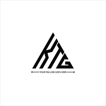 KTG letter logo creative design. KTG unique design

