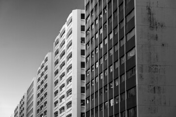 Fototapeta premium Exterior of office building in Hong Kong city