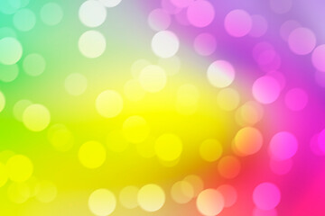 abstract colorful bokeh background