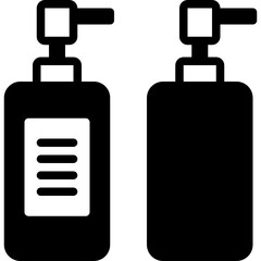 shampoo solid line icon