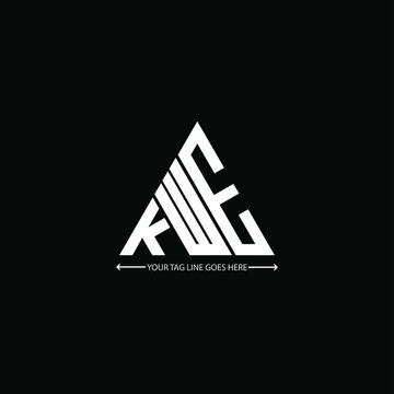 KWE letter logo creative design. KWE unique design