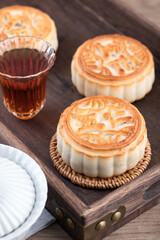 Gaiwan tea and moon cakes for the Mid-Autumn Festival