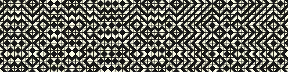 Fototapeta premium Abstract Geometric Pattern generative computational art illustration