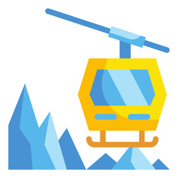 cable car flat icon