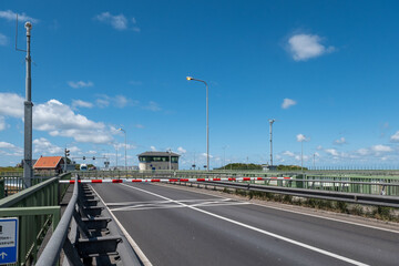 Fototapeta premium Afsluitdijk, Noord-Holland Province, Friesland province, The Netherlands