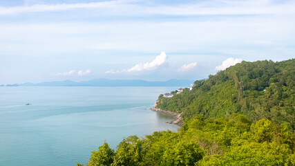 sea view at koh samui thailand.