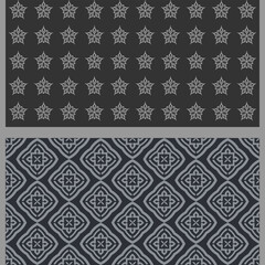 Modern background patterns with geometric elements. Set. Suitable for decorating book covers, posters, wallpapers, invitations, postcards. Seamless pattern, texture. Vector image
