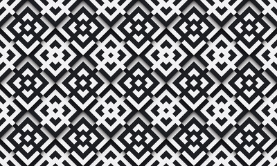 Geometric seamless pattern simple modern design