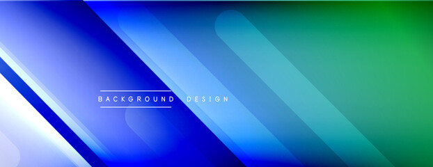 Dynamic lines abstract background. 3D shadow effects and fluid gradients. Modern overlapping forms