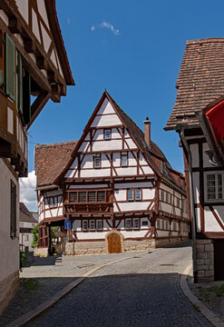 Stra&szlig;e in der Altstadt von Sindelfingen in Baden-W&uuml;rttemberg, Deutschland