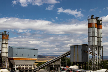 industrial plant in the city