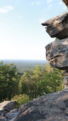 granite rock massif of the Middle Urals