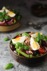 Nicoise salad - traditional French dish