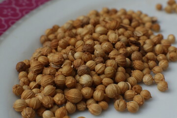 Peppers on the white plate