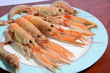 Italian seafood freshly