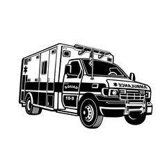 Fototapeta premium ambulant car vector design
