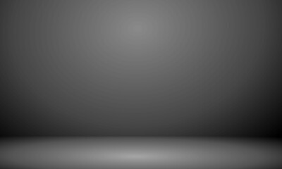 black background 3d illustration 