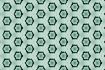 Abstract seamless pattern background on blue-green light effects colours ideal for wallpaper,background etc.,