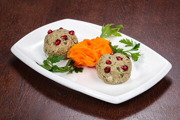 Georgian traditional cuisine - vegetarian pkhali