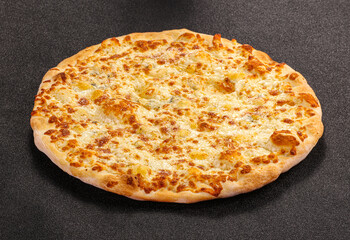 Italian traditional Pizza four cheeses