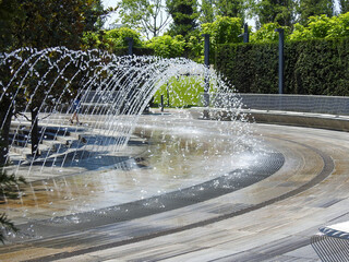fountain in the park of Krasnodar
