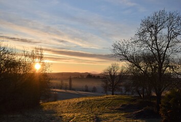 Fototapeta premium Lever de soleil