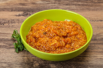 Caucasian cuisine - Mangal salad with vegetables