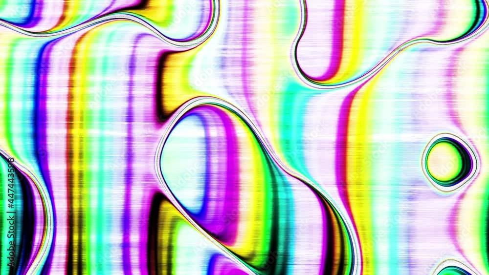 Aufkleber looping video interference footage. imitation of a datamoshing video.